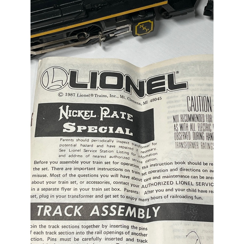 Lionel Nickel Plate Special O Gauge Steam Train Set Vintage 1980s - Picture 2 of 13